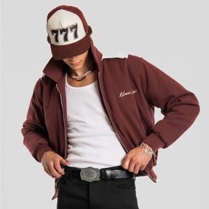 KEISER CLARK LUCKY NUMBER 7 DENIM BOMBER